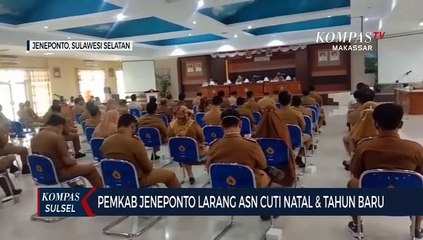 Pemkab Jeneponto Larang ASN Cuti Natal & Tahun Baru