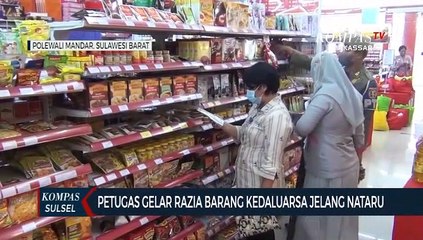 Petugas Gelar Razia Barang Kadaluarsa Jelang Nataru