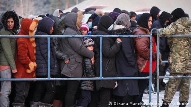The EU migrant crisis along the Belarus-Poland border