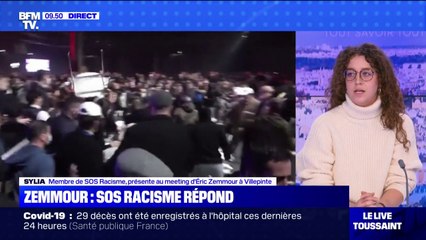 Sylia, agressée lors du meeting d'Éric Zemmour: "On s'attendait à se faire bousculer, mais pas à se retrouver au sol en sang"