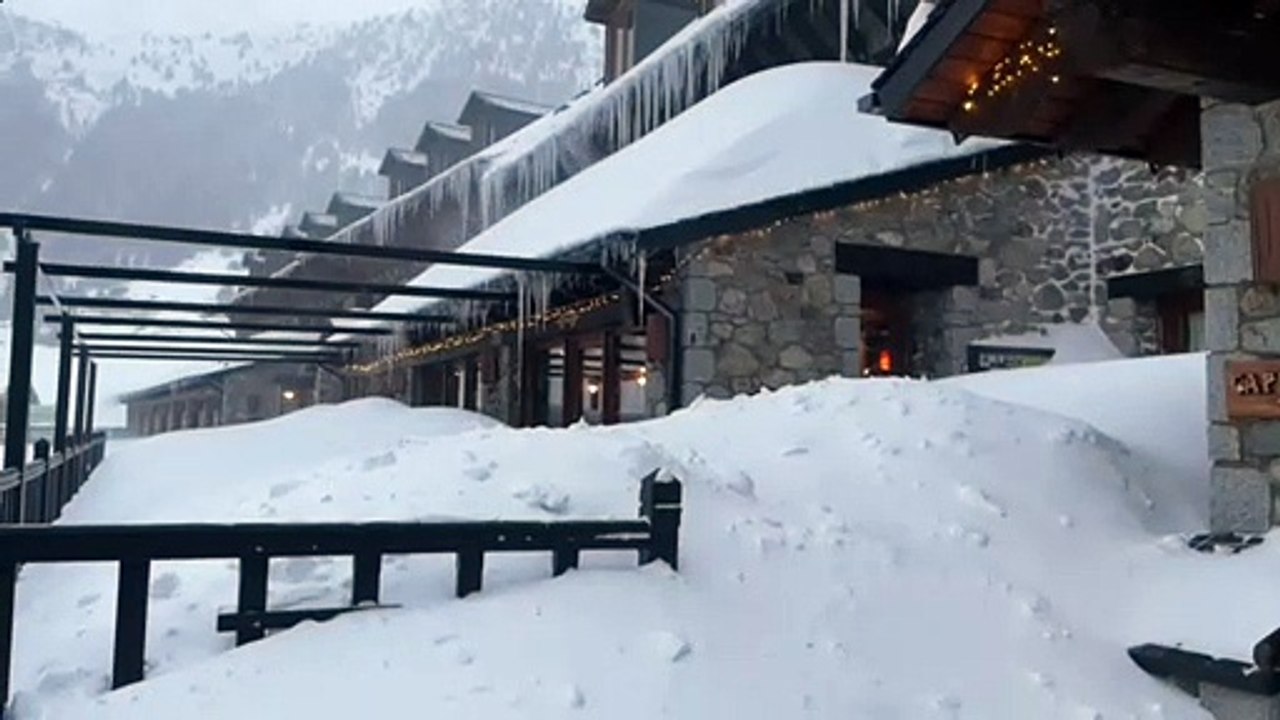 Nieve en el Pirineo aragonés