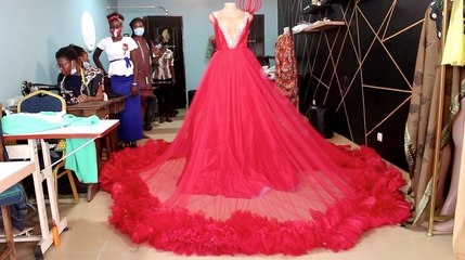 Portrait de Hessou GRIFFNOIR le styliste Modéliste