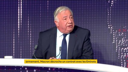 Vente de Rafale aux Emirats : Gérard Larcher défend un "acte de souveraineté" même si "la question des droits humains existe"