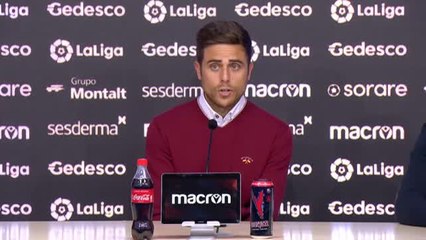 Alessio Lisci, disconforme con el empate ante Osasuna