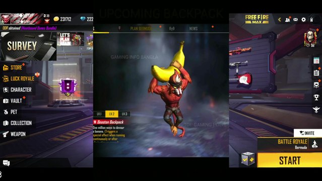 UPCOMING BEASTON BACKPACK | NEW BAG SKIN | FREE FIRE NEW EVENT TODAY | FF NEW EVENT | FF NEW UPDATE