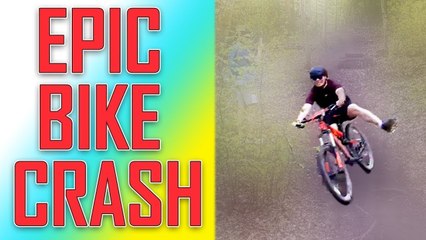 'Inexperienced rider falls into bush after tripping over a jump *EPIC BIKE FAIL* '
