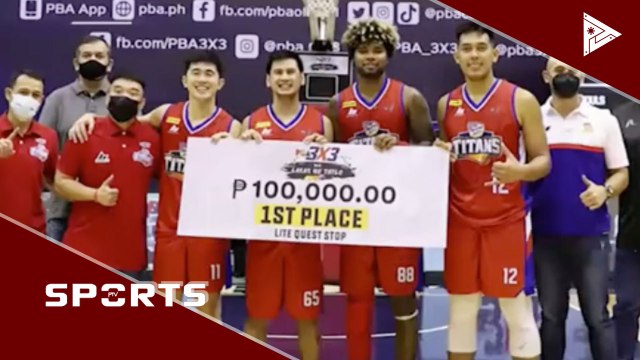 Purefoods, kampeon sa Leg 4 ng PBA 3X3 #PTVSports