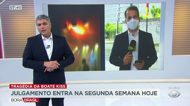 Será retomado o julgamento dos quatro acusados de serem os responsáveis pela tragédia da Boate Kiss, no Rio Grande do Sul, que deixou 242 mortos.