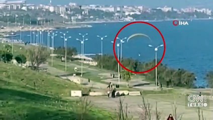 Paramotor pilotu hayatını kaybetti