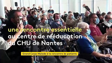 En réponse à leur clip, Grand Corps Malade vient à la rencontre des soignants et des patients du CHU de Nantes
