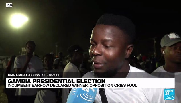 President Barrow wins second term in Gambia election