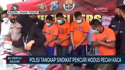 Polisi Tangkap Sindikat Pencuri Modus Pecah Kaca