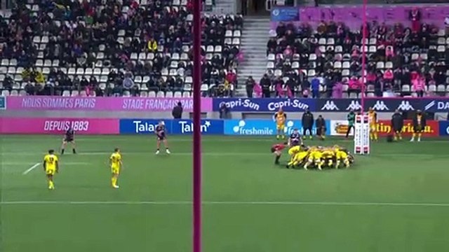 TOP 14 - Essai de Raymond RHULE (SR) - Stade Français Paris - Stade Rochelais - J12 - Saison 2021/2022