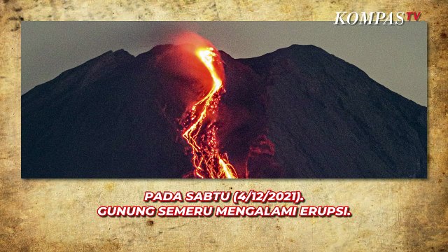Gunung Semeru Erupsi , Erupsi dan Meletus Bedannya Apa sih?