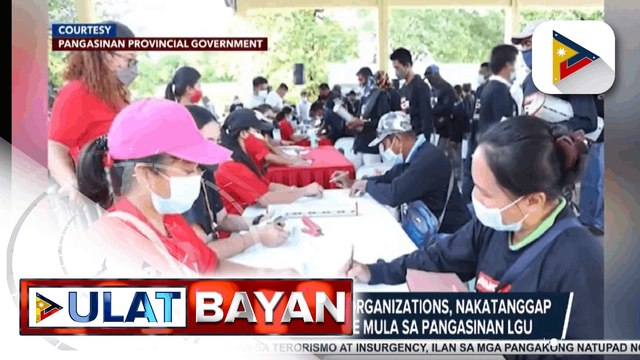 Halos 7-K Civilian Volunteer Organizations, nakatanggap ng Amelioration Assistance mula sa Pangasinan LGU -116 indibidwal, nahuli dahil sa paglabag sa health protocols sa Zamboanga -Higit 40-K, nabakunahan sa isinagawang Nat’l Vaccination Drive sa Butuan