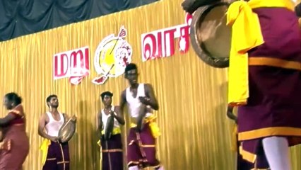 பட்டையை கிளப்பும் பறை இசை நடனம் - புத்தர் கலைக் குழு #வெற்றிப்பறை