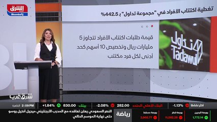 ...اعلن مدير طرح مجموع التداول السعودية اتم...