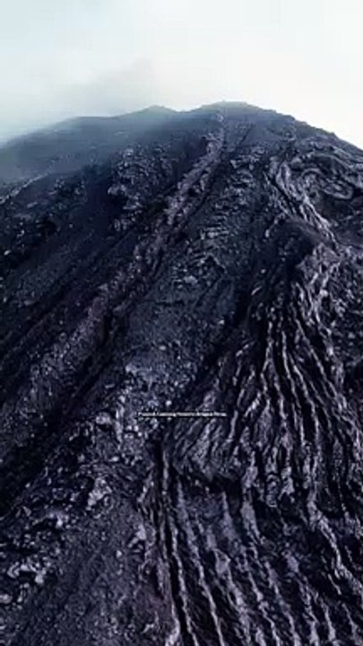 Semeru Volcano By Drone