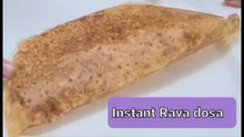 Rava dosa/Instant dosa recipe