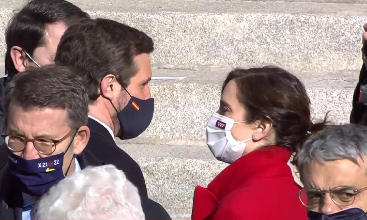 Casado y Ayuso se reencuentran en el acto por el Día de la Constitución