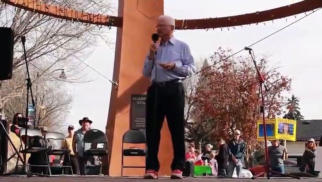 Dr. Roger Hodkinson gives an incredible speech in OKOTOKS, ALBERTA