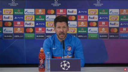 Simeone: "Confío absolutamente en mi equipo"