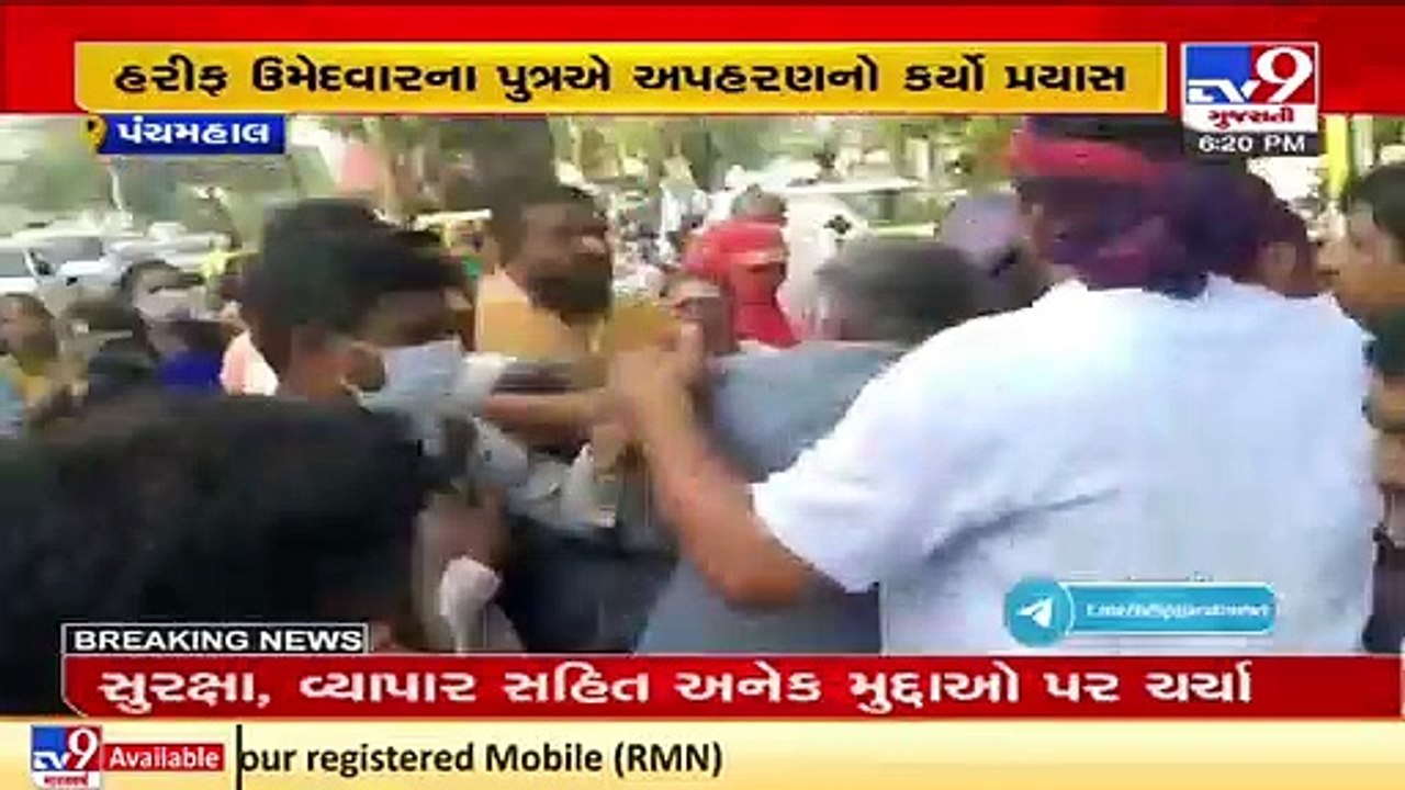 Gram Panchayat Polls_Candidate's supporter alleges abduction attempt by rival candidate's son,Godhra