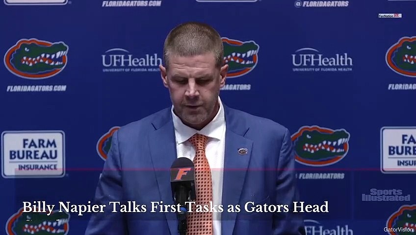 Billy Napier Talks First Tasks as Gators Head Coach