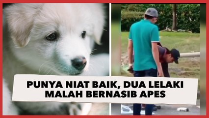 Padahal Punya Niat Baik, Dua Lelaki Ini Malah Bernasib Apes Hingga Digonggong Anjing