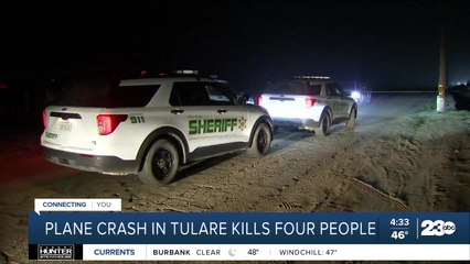 Federal investigators looking into Tulare County plane crash