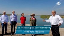 AMLO anuncia consulta para que Lago de Texcoco sea declarado área natural protegida