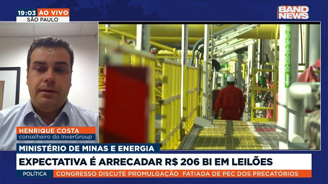 O Ministério de Minas e Energia realizou uma série de leilões de petróleo e gás, geração e transmissão de energia elétrica, com a expectativa de arrecadar mais de R$ 206,9bi