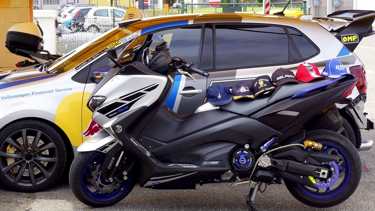 T MAX 530 NO STOCK BEST PHOTOS BEST VIDEOS BURN OUT CHALLENGE SPEED TEST AKRAPOVIC EXHAUST SOUND ON BOARD