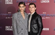 Zendaya Wore Sequined Spiderweb Tights and Matching Earrings on the Red Carpet