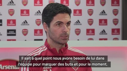 Arsenal - Arteta : "Aubameyang fait de son mieux"