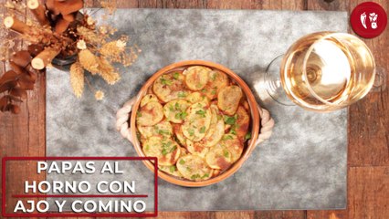 Papas al horno con ajo y comino | Receta fácil de otoño | Directo al Paladar México