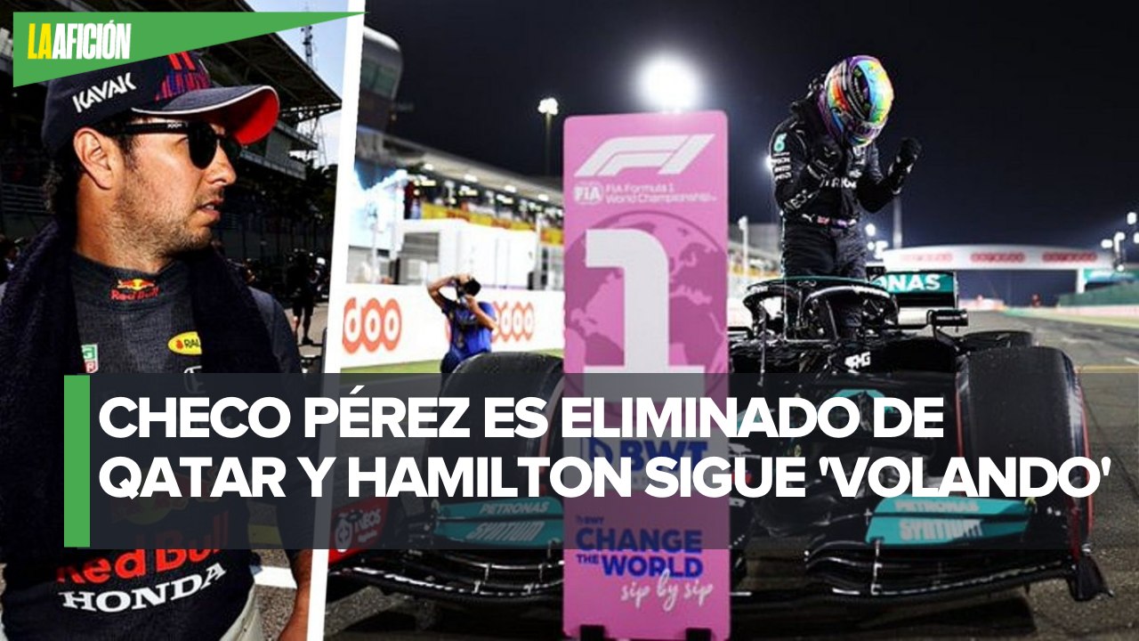 Lewis Hamilton gana la pole en el Gran Premio de Qatar; Checo saldrá en el lugar 11