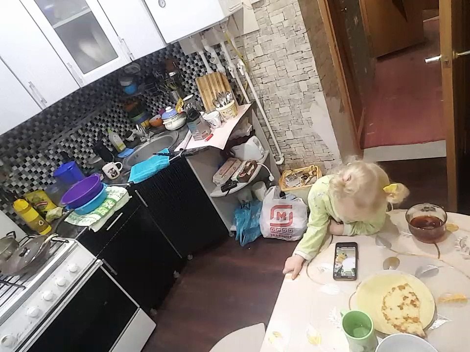 Child Watching Cartoons on Unstable Table Falls