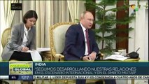 Putin visita La India para reunirse con Narendra Modi