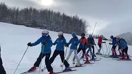 Sciare sul Cimone, video