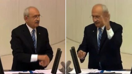 Kılıçdaroğlu'nun Meclis kürsüsünde yaptığı el hareketine CHP'den savunma: Elinin sırtına vurdu