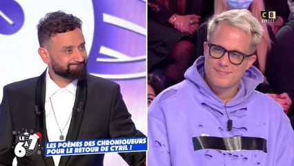 Les poèmes des chroniqueurs pour le retour de Cyril Hanouna !