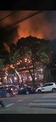 Incêndio no restaurante Xico da Carne, no Santa Inês