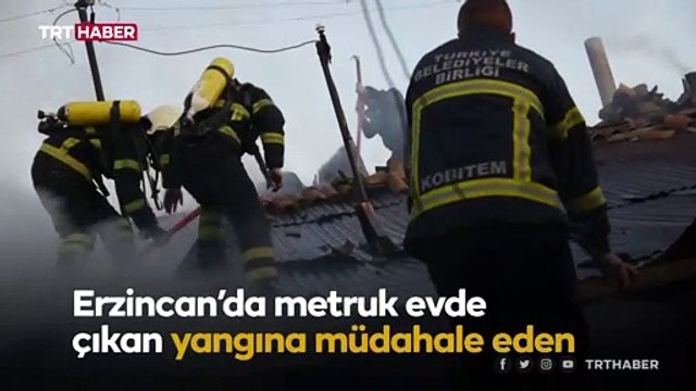 Yangına müdahale eden itfaiye eri çatıdan düşerek yaralandı