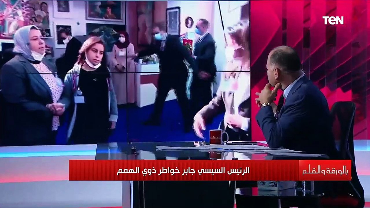 "رئيس إنسان بجد".. الديهي يعلق على مشهد رائع للرئيس السيسي مع فتاة من ذوي الهمم