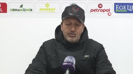 Taner Taşkın: "2 puan kaybettiğimiz için üzgünüz