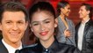 Zendaya & Tom Holland Can’t Keep Their Eyes Off Each Other At ‘Spider-Man’ Photocall