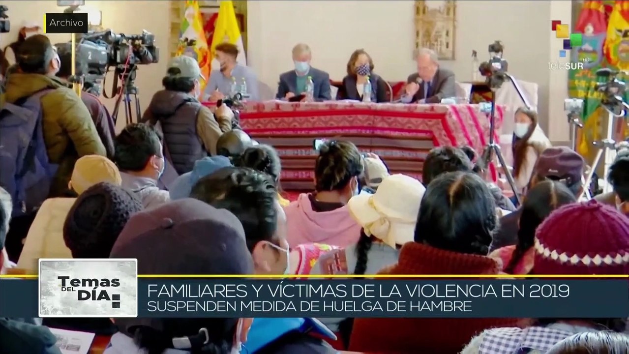 Familiares y víctimas de la violencia en 2019 suspenden huelga de hambre en Bolivia