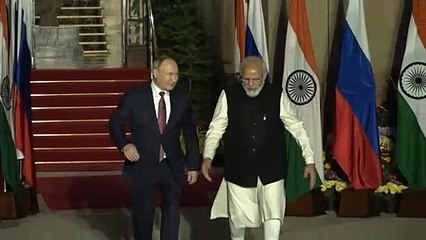 بوتين يشيد بالهند واتفاقيات بشأن تعزيز العلاقات العسكرية والتعاون في مجال الطاقة