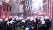 VIDEO: Belgian protesters against COVID-19 restrictions throw fireworks while police use tear gas